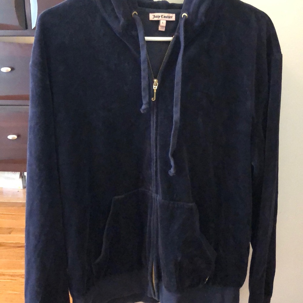 Juicy velour zip up hoodie